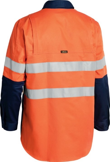 Picture of Bisley, Taped Hi Vis Industrial Cool Vented Shirt